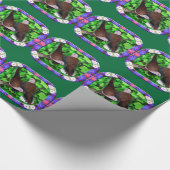 ハト枠 ラッピングペーパー (角)