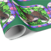 ハト枠 ラッピングペーパー (ロールコーナー)