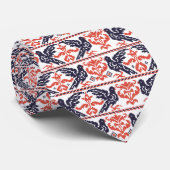 ハト模様 ネクタイ (ロール)