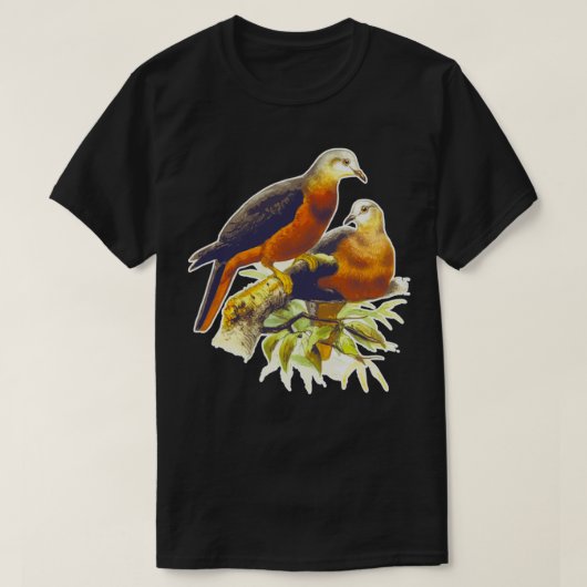 ハト科2 Tシャツ (デザイン正面)