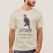 ハト絶滅 Tシャツ (正面)