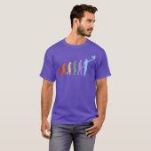 ハト繁殖飼育鳩レーシングエボリューション Tシャツ (正面フル)
