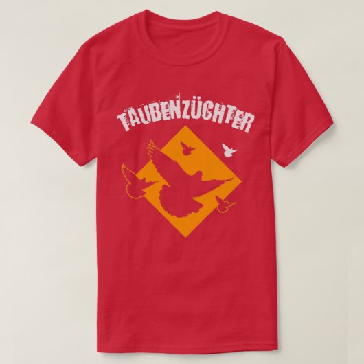 ハト育種鳩スポーツ Tシャツ (デザイン正面)