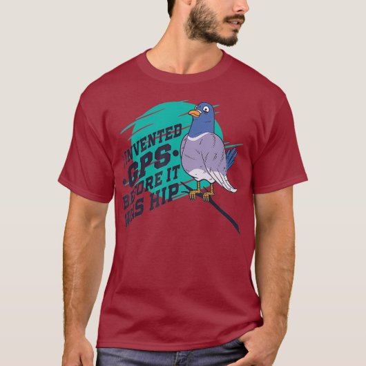 ハト育種鳩レーシングハト Tシャツ (正面)