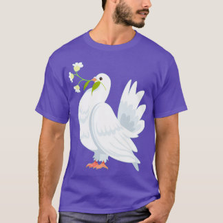 ハト運チョウの花2 Tシャツ