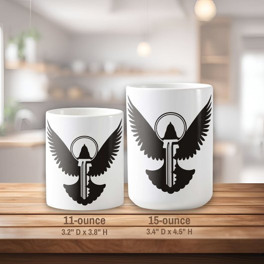 ハト鍵 コーヒーマグカップ