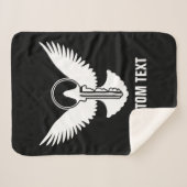 ハト鍵 シェルパブランケット (正面(横))