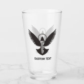 ハト鍵 タンブラーグラス (裏面)