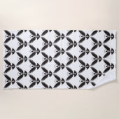 ハト鍵 ビーチタオル (正面)