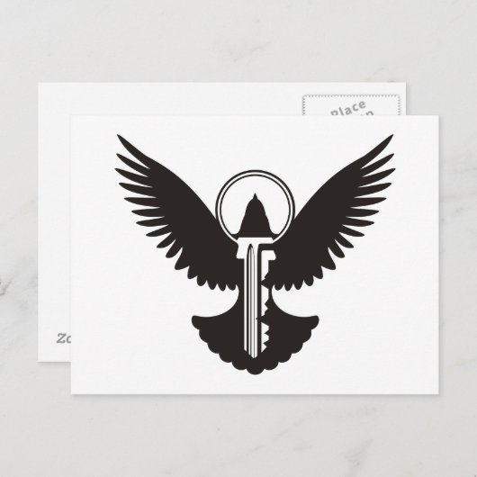 ハト鍵 ポストカード (正面/裏面)