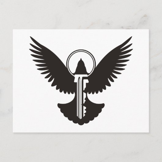 ハト鍵 ポストカード (正面)