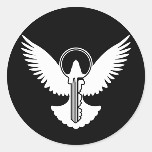 ハト鍵 ラウンドシール (正面)