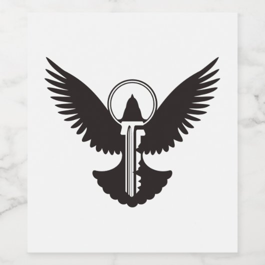 ハト鍵 ワインラベル (シングルラベル)