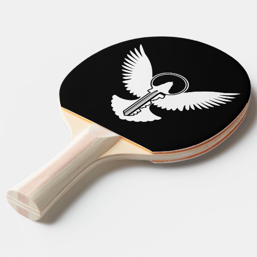 ハト鍵 卓球ラケット (正面アングル)