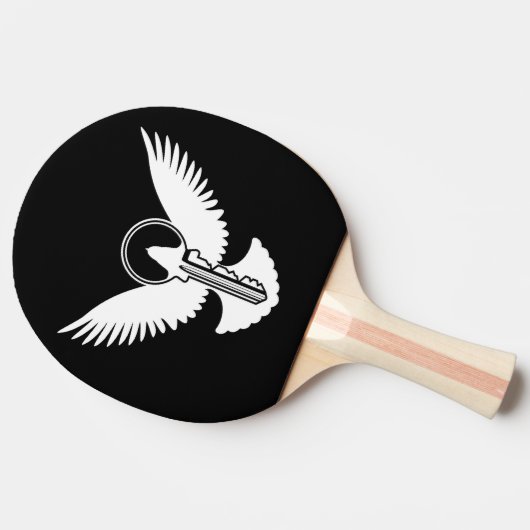 ハト鍵 卓球ラケット (横)