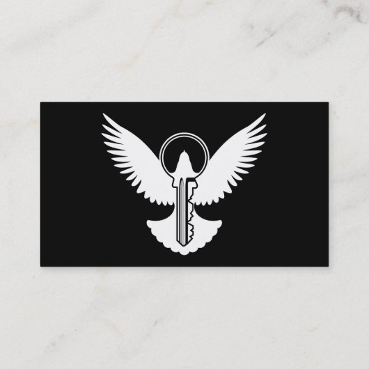 ハト鍵 名刺 (裏面)