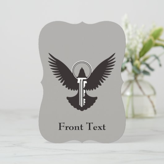 ハト鍵 招待状 (スタンド正面)