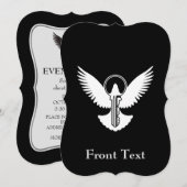 ハト鍵 招待状 (正面/裏面)