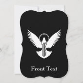 ハト鍵 招待状 (正面)