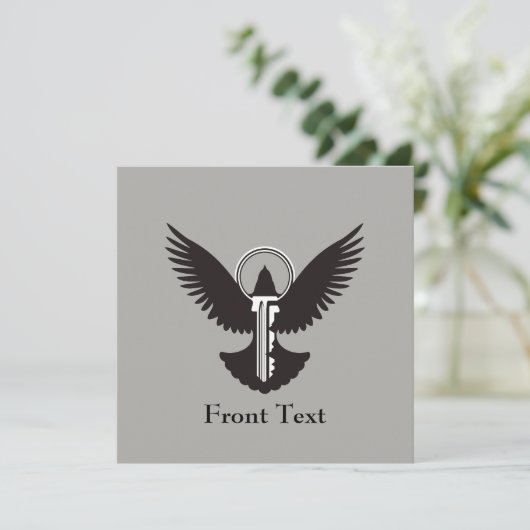 ハト鍵 招待状 (スタンド正面)