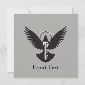 ハト鍵 招待状 (正面)