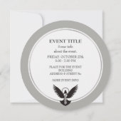 ハト鍵 招待状 (裏面)