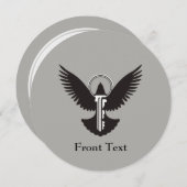 ハト鍵 招待状 (正面/裏面)