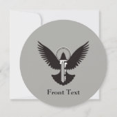 ハト鍵 招待状 (正面)