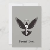 ハト鍵 招待状 (正面)