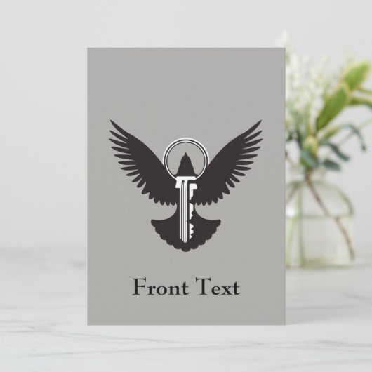 ハト鍵 招待状 (スタンド正面)