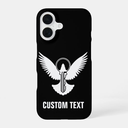 ハト鍵 iPhone 16ケース (裏面)