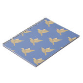 ハト飛んでいるブ ノートブック (左側)