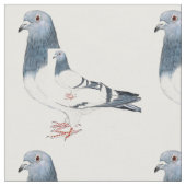 ハト鳥の芸術の生地 ファブリック (クローズアップ)
