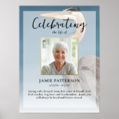 ハト鳥愛好家　生涯の写真　お別れ式 ポスター (正面)