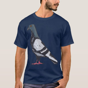 ハト鳩シジョンハトのキャリアハトのギフトアシッド Tシャツ