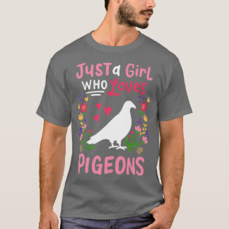ハト鳩バードウォッチング Tシャツ
