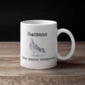ハト・ウイスパーパーソナライズされたラー コーヒーマグカップ