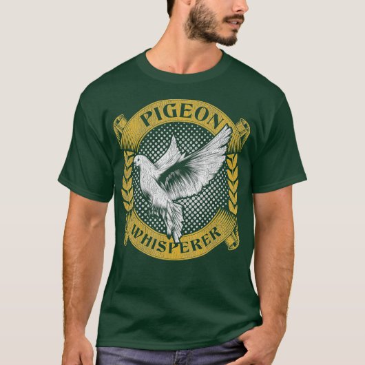 ハト・ウイスパーラー・ピジョン Tシャツ (正面)