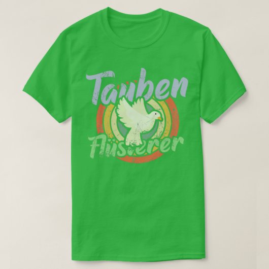 ハト・ウイスパー10 Tシャツ (デザイン正面)