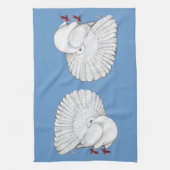 ハト キッチンタオル (縦)