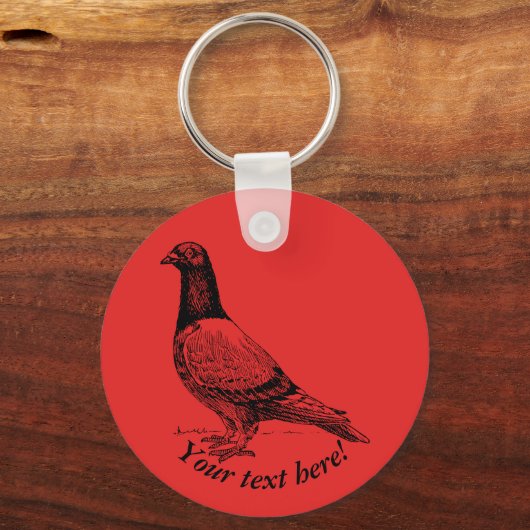 ハト キーホルダー (正面)