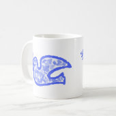 ハト コーヒーマグカップ (正面左)