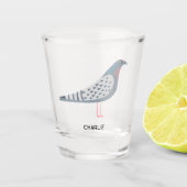 ハト ショットグラス (正面)