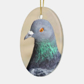 ハト セラミックオーナメント (左)
