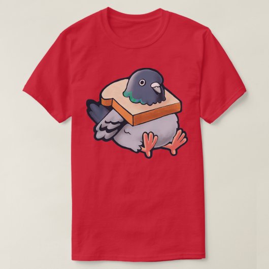 ハト(ハト) 1 Tシャツ (デザイン正面)