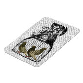 ハト・ファン マグネット (左側)