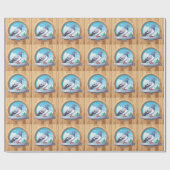 ハト・ファン ラッピングペーパー (フラット)