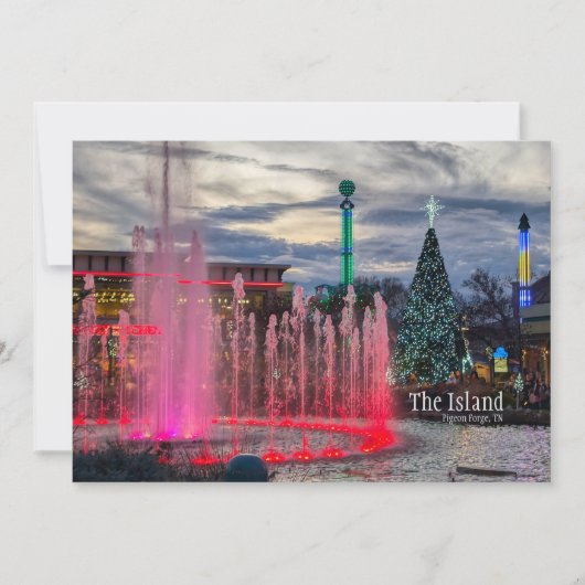 ハト・フォージのクリスマスに島 シーズンカード (正面)