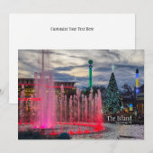 ハト・フォージのクリスマスに島 シーズンカード (正面/裏面)