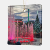 ハト・フォージのクリスマスに島 セラミックオーナメント (左)